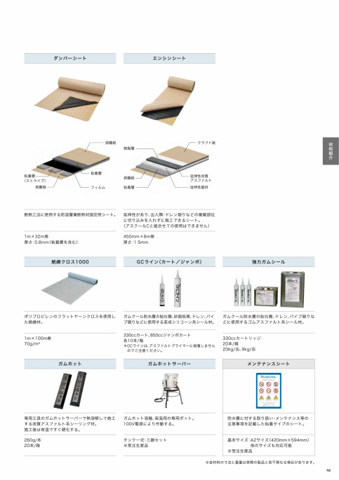 ガムクール防水環境対応型改質アスファルトシート防水 常温粘着工法｜田島ルーフィング