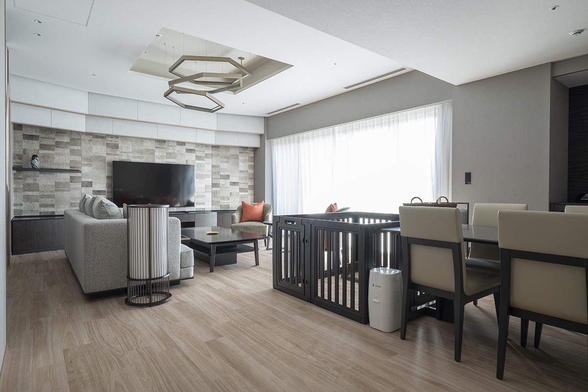 ホテル　愛犬同伴可能客室│タイル