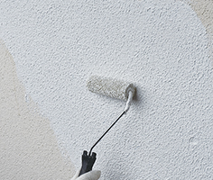 砂骨ローラーでA-NCコート上も含めパターンをつなげる様子